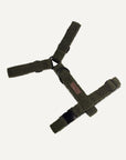 Dark green teddy step in harness Le Noof