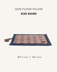 Blue Plaid Outdoor Dog Mat