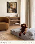 Grey Corduroy Orthopedic Dog Bed