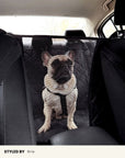 Black Dog Car Seat Cover