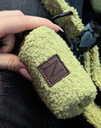 Light Green Teddy Dog Poop Bag Holder