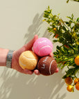 Colorful dog tennis balls, Le Noof