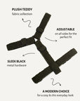 Moss Green Teddy Step-In Dog Harness