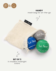 Urban set dog tennis balls in bag, Le Noof