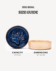 Blue Slow Feeder Dog Bowl