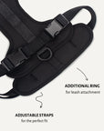 Black Adjustable Dog Harness