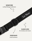 Black Jacquard Dog Collar