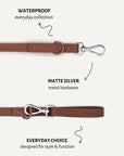 Brown Waterproof Dog Leash