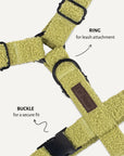Light Green Teddy Step-In Dog Harness