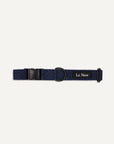 Dark blue denim Le Noof dog collar