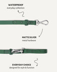 Green Waterproof Dog Leash