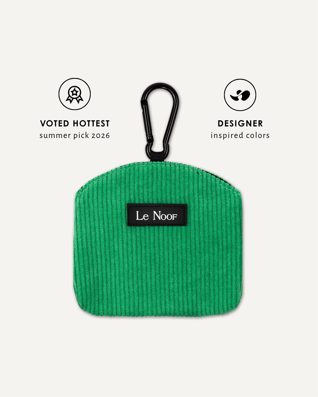 Kelly Green Corduroy Dog Treat Pouch – Le Noof