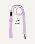 Lavender corduroy dog leash, Le Noof