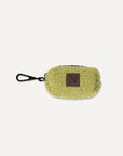 Kelly green teddy dog poop bag holder
