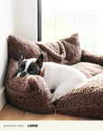 French Bulldog Brown Teddy Car Dog Bed