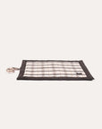 White flannel dog outdoor mat by Le Noof