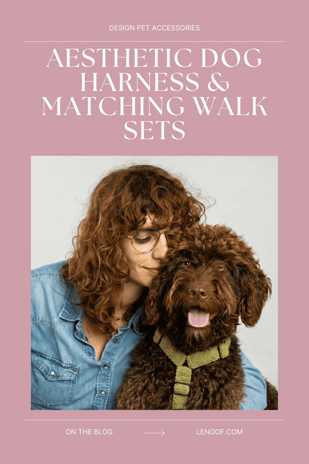 Aesthetic Dog Harness & Matching Walk Sets blog post cover by Le Noof