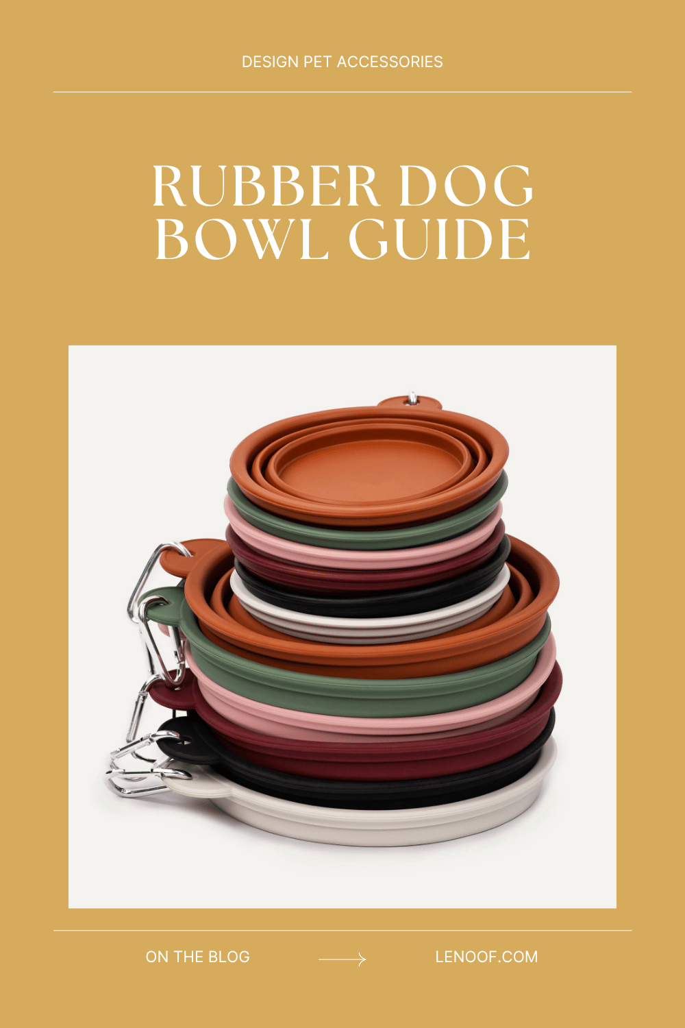 Rubber Dog Bowl blog post cover by Le Noof