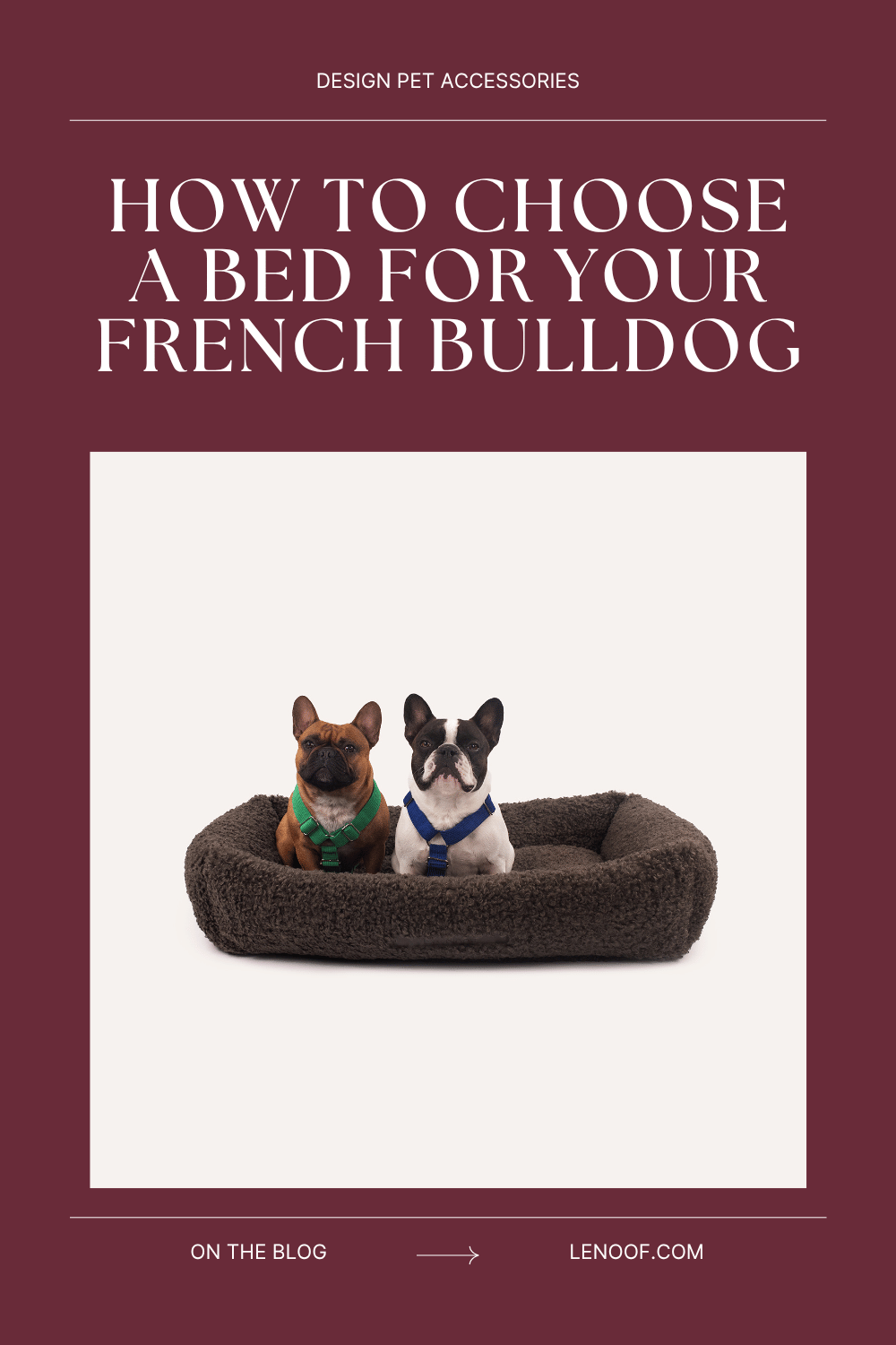how to choose a dog bed for your french bulldog