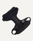 Black sporty dog harness from Le Noof