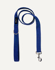 Blue corduroy Le Noof dog leash