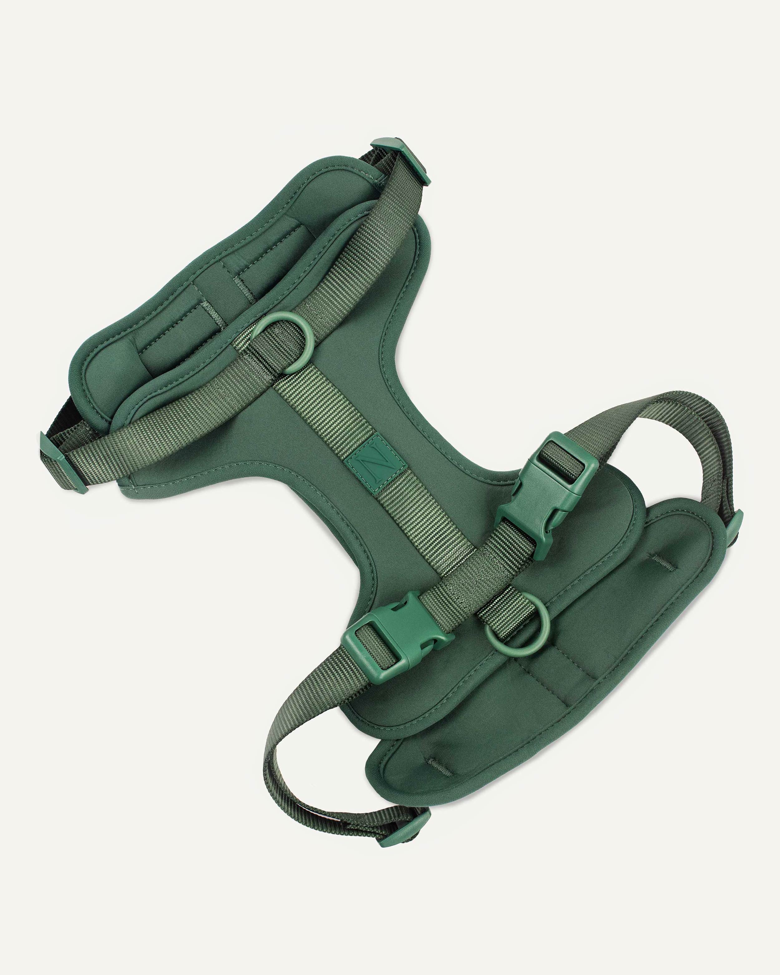 Green Le Noof dog harness