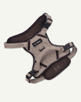 Brown Herringbone No-Pull Harness Set