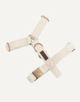 Cream white teddy step in dog harness Le Noof