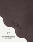 Wavy Double-Sided Mat Black/Brown