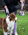 Lavender Corduroy Dog Poop Bag Holder