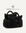 Black teddy dog car bed premium quality fabric