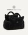 Black teddy dog car bed premium quality fabric
