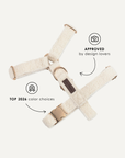 Cream white teddy step in dog harness Le Noof