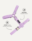 Lavender corduroy step in harness by Le noof