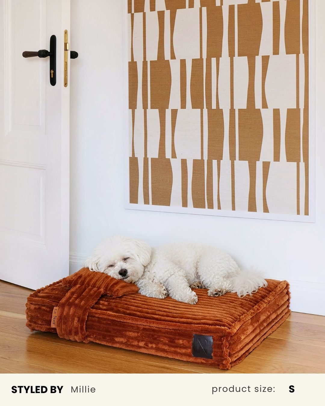 Premium Tan Orthopedic Dog Bed