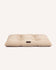 Beige Boucle Dog Pillow bed on white background