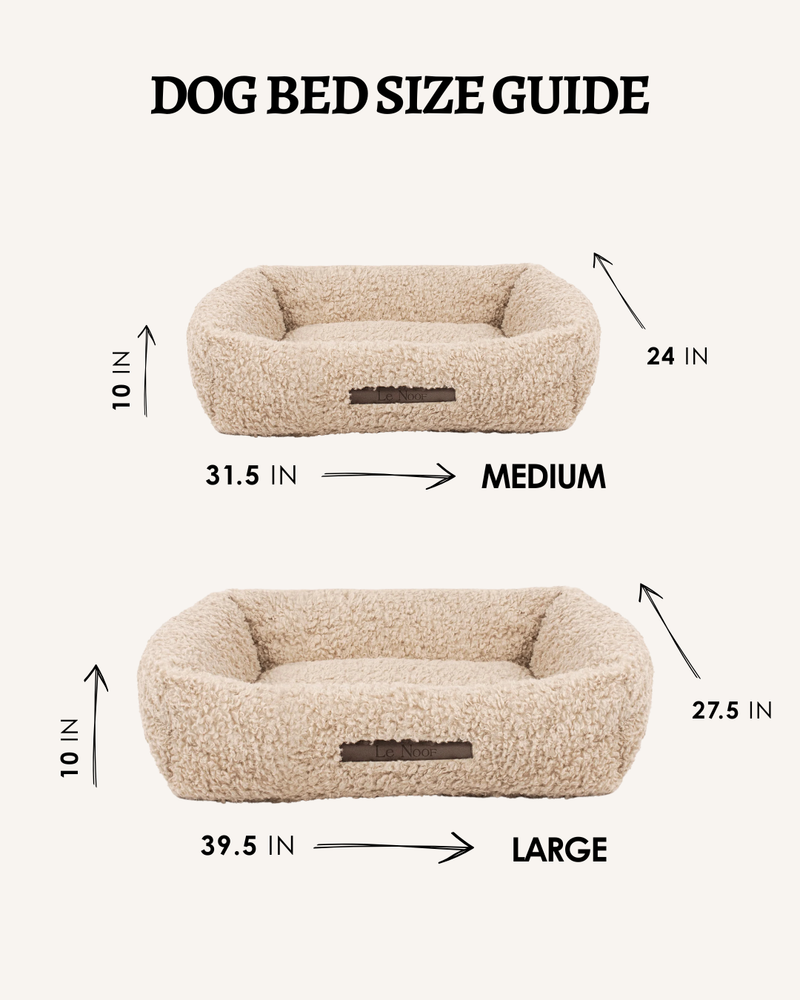 Beige teddy sofa beds with measurements