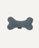 Blue bone boucle dog toy made by Le Noof