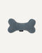 Blue bone boucle dog toy made by Le Noof