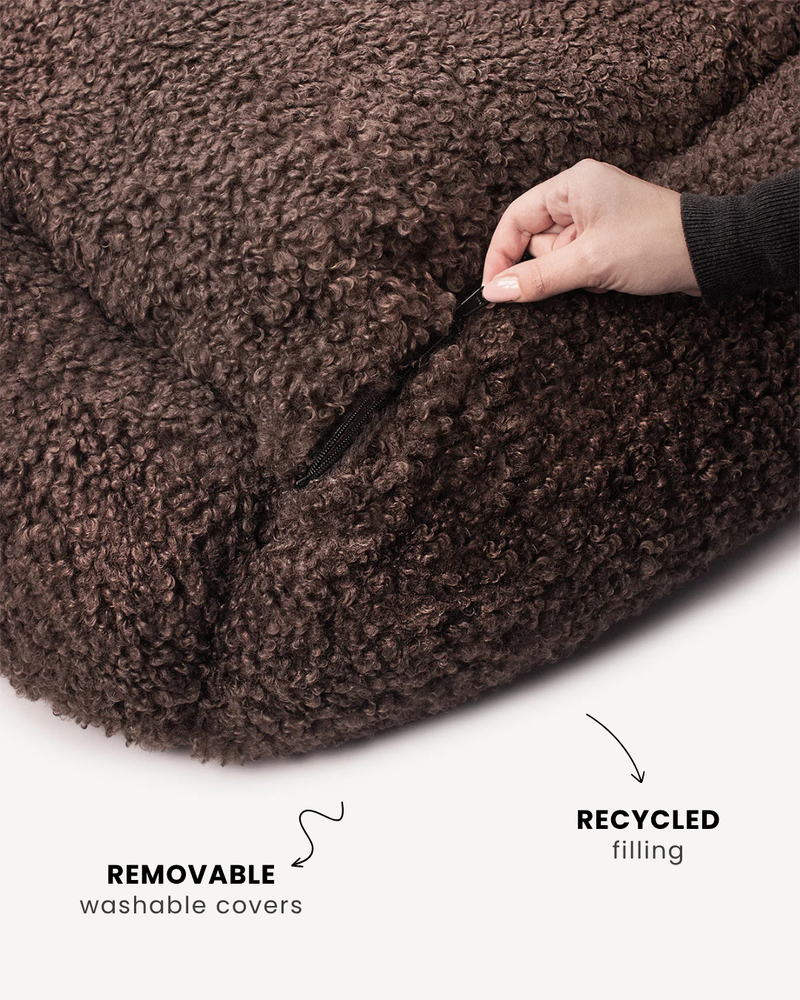 French Bulldog Brown Teddy Dog Bed