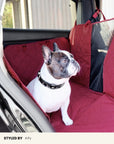 Red Dog Car Seat Cover