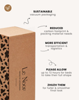 Le Noof dog bed in cardboard packaging