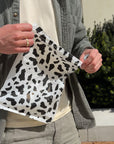 Cow print biodegradable dog poop bags, Le Noof