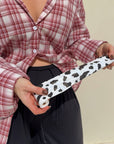 Cow print biodegradable dog poop bags, Le Noof
