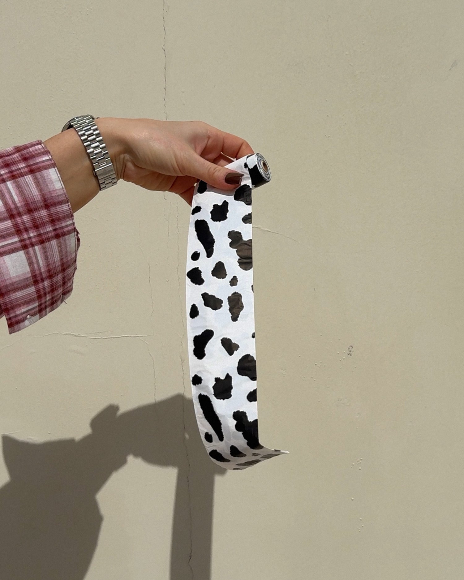 Cow print biodegradable dog poop bags, Le Noof