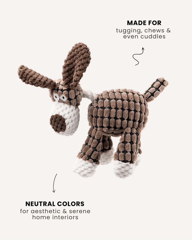 Hops the Donkey – Plush Dog Toy