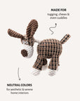 Hops the Donkey plush dog toy, Le Noof