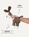 Hops the Donkey – Plush Dog Toy
