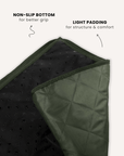 Green waterproof dog car seat cover non-slip bottom, Le Noof