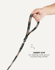 Green plaid dog leash, Le Noof